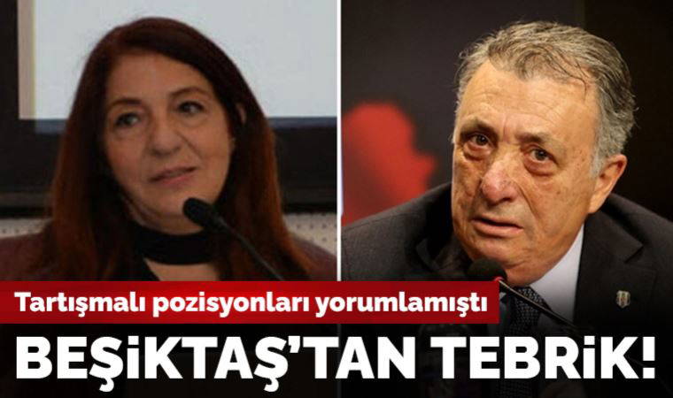 Beşiktaş'tan MHK Başkanı Lale Orta'ya tebrik