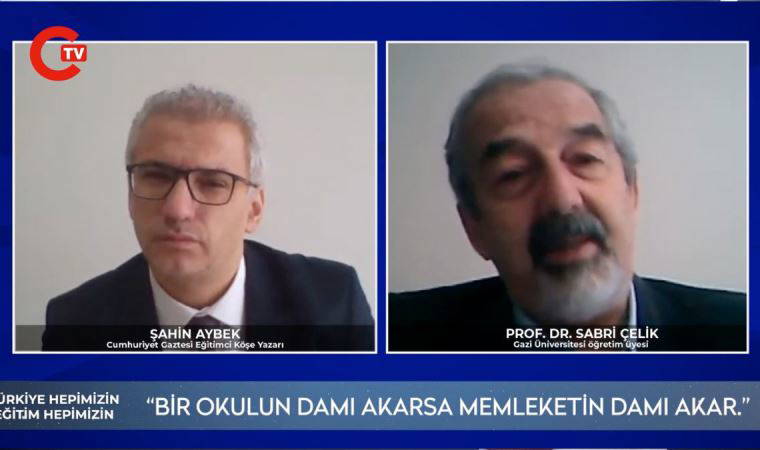 "Bir okulun damı akarsa memleketin damı akar."