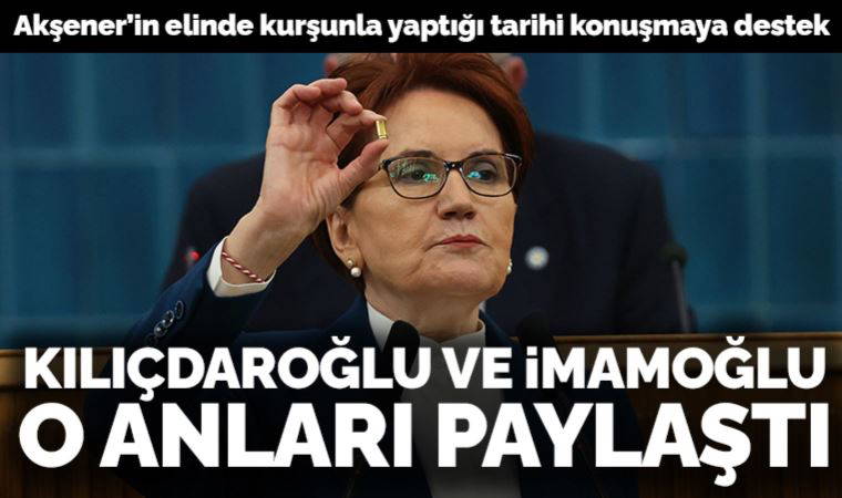 Son Dakika... Kılıçdaroğlu, İmamoğlu ve Yavaş'tan Akşener'e destek: Bugün tarihi bir konuşma yaptı