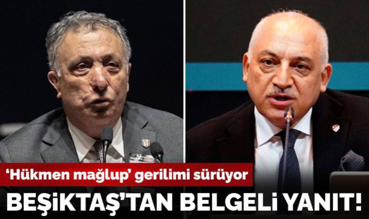 Beşiktaş'tan TFF'ye belgeli yanıt