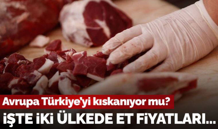 İşte Almanya'da et fiyatları! Almanya'da bir asgari ücretle 145 kg dana kıyma alınıyor