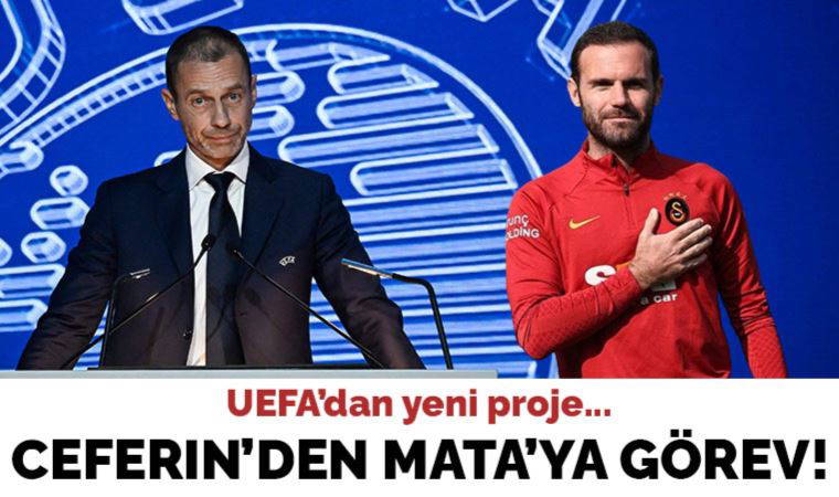 UEFA Başkanı Aleksander Ceferin'den Juan Mata'ya görev
