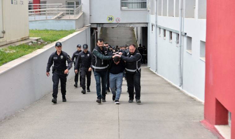 'Sarılar' suç örgütü operasyonunda 59 tutuklama