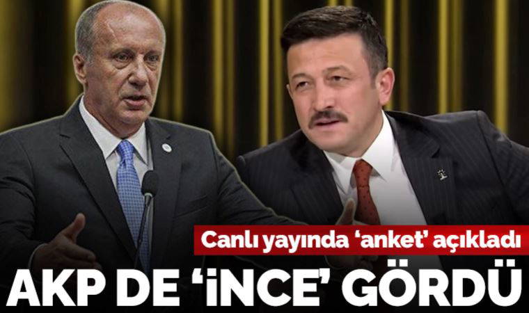 AKP'li Hamza Dağ canlı yayında 'anket' açıkladı: Öndeyiz, Muharrem İnce faktörü var