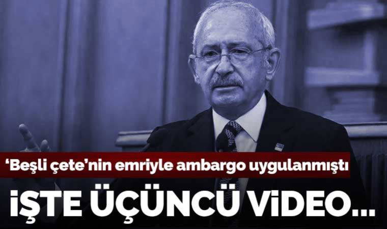 Kılıçdaroğlu 'beşli çete'nin engellediği reklam filmlerinin üçüncüsünü paylaştı