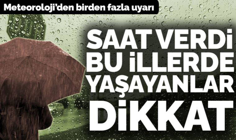 9 Nisan 2023 hava durumu raporu... Meteoroloji açıkladı: Bugün ve yarın hava nasıl olacak?