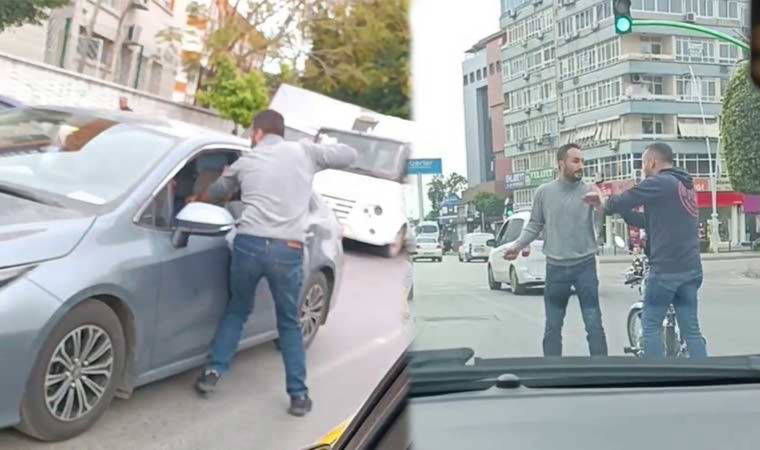 Trafikte yol verme tartışması: Motosiklet sürücüsü bıçakla saldırdı!