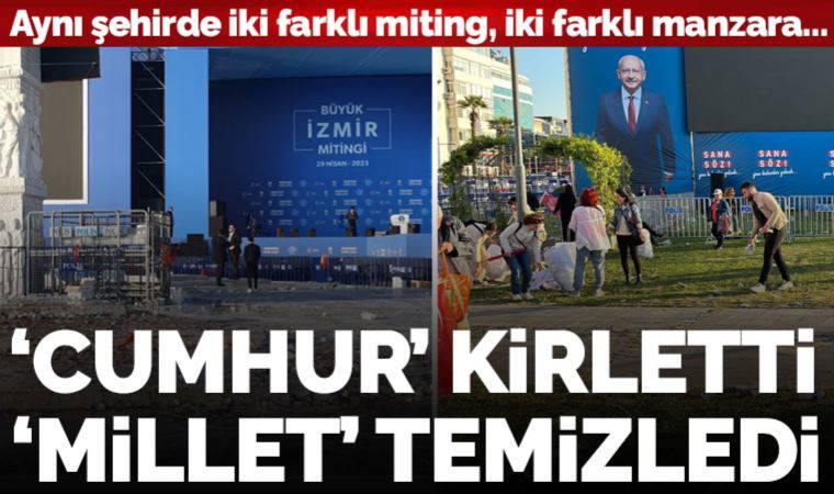 Cumhur İttifakı kirletti, Millet İttifakı temizledi