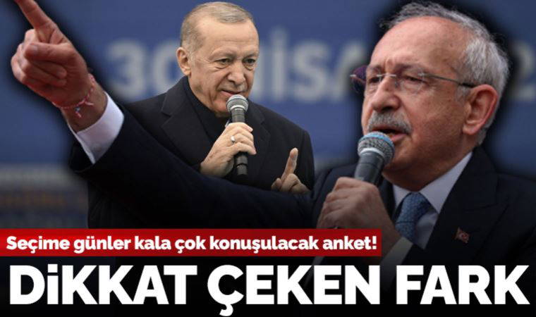 Aksoy Araştırma'dan seçime günler kala çok konuşulacak anket... Kılıçdaroğlu ve Erdoğan arasında dikkat çeken fark