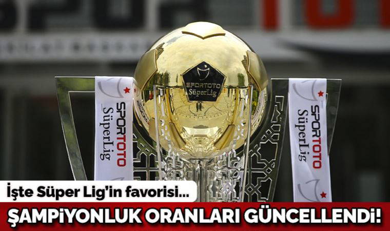 Süper Lig'de şampiyonluk oranları güncellendi! (01 Mayıs 2023)
