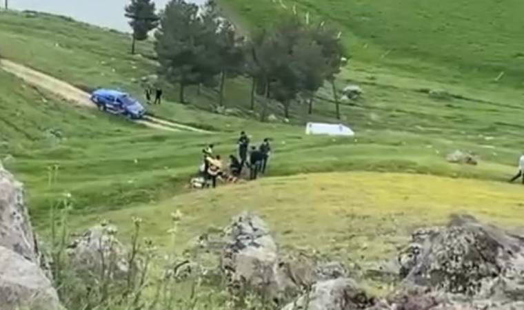 Batman’da manzara izlerken uçuruma yuvarlandı