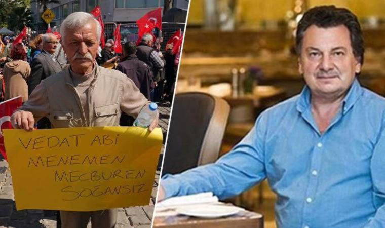 Vedat Milor'dan 'menemen' pankartı tepkisi: 'Siyasi diskura bir şekilde dahil oluyor'