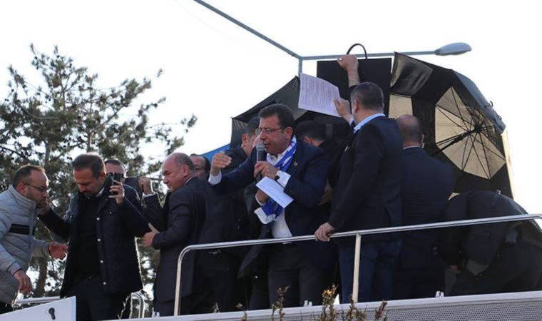 İmamoğlu’nun Erzurum mitingindeki taşlı saldırıyla tırmanan gerginlik endişe yarattı: İktidarın dili provoke ediyor