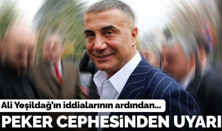 Sedat Peker cephesinden 'Ali Yeşildağ' uyarısı, Peker retweet yaptı