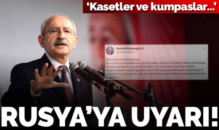 Son dakika... Kılıçdaroğlu'ndan kaset ve şantaj açıklaması! Rusya'ya mesaj verdi
