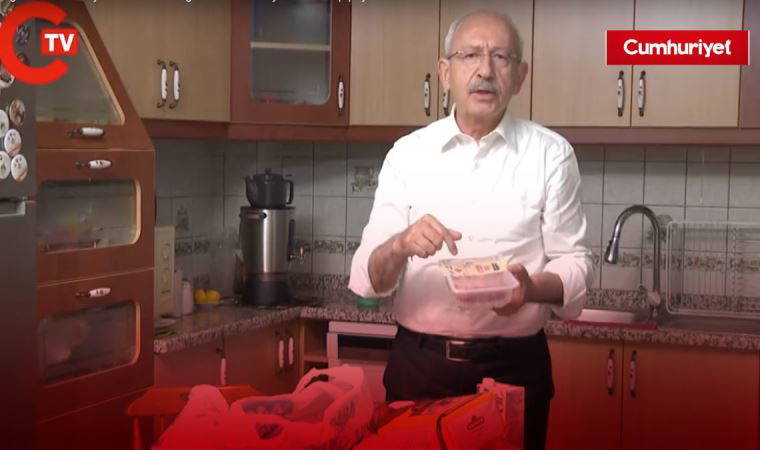 Kılıçdaroğlu'ndan 'enflasyon' videosu: Biz gelmek zorundayız ki bir kalıp peynir 125 TL olmasın!