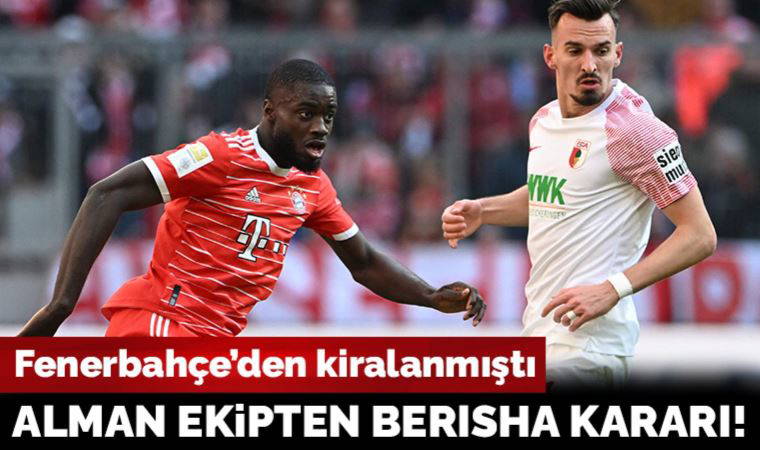 Fenerbahçe'den kiralanmıştı: Augsburg'dan Mergim Berisha kararı (12 Mayıs 2023)