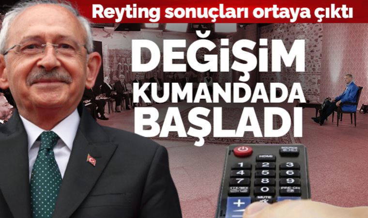 Reyting sonuçları ortaya çıktı: Erdoğan ilk 10'a giremedi