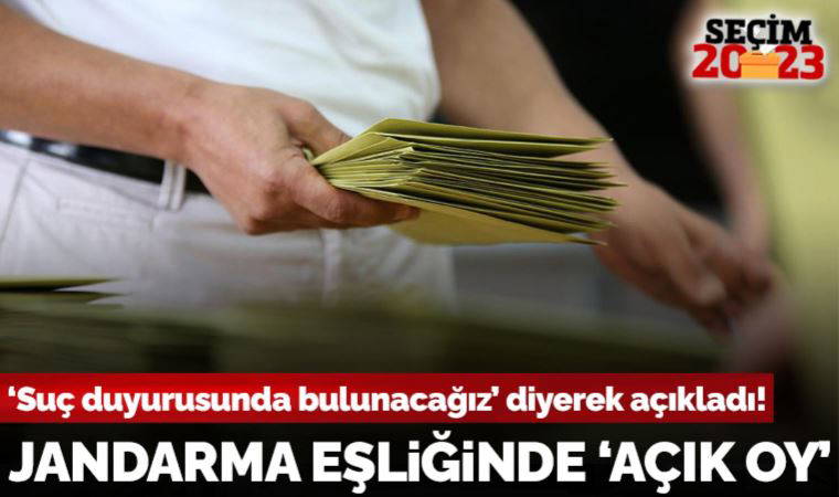 Sandık başında skandal olay... HDP YSK temsilcisi Tiryaki: 'AKP'lilerin jandarma eşliğinde açık oy kullandırdığını tespit ettik'
