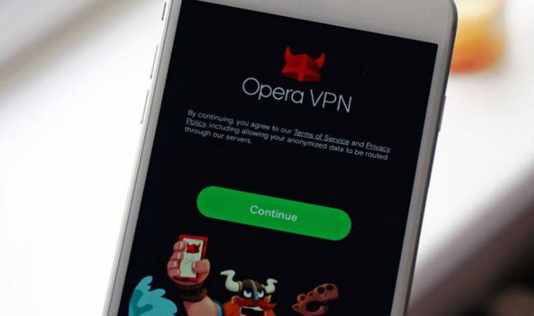 Opera'nın iOS için yeni sürümü ücretsiz VPN sunuyor