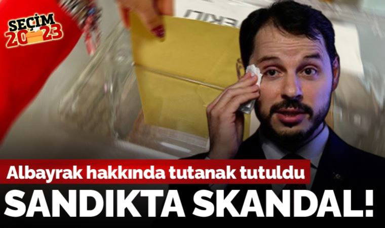 Berat Albayrak annesiyle kabine girdi, tutanak tutuldu