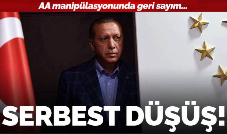 AA manipülasyonunda geri sayım... Erdoğan'ın oy oranı yüzde 50'nin altına indi!