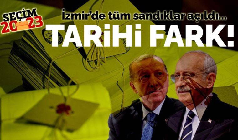 14 Mayıs 2023 İzmir Cumhurbaşkanı seçim sonuçları! İzmir'de Erdoğan ne kadar oy aldı? Kılıçdaroğlu İzmir'de kaç oy aldı?