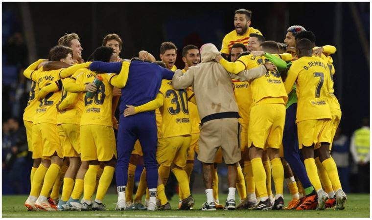 La Liga'da şampiyon Barcelona! Espanyol 2 - 4 Barcelona (Maç sonucu)