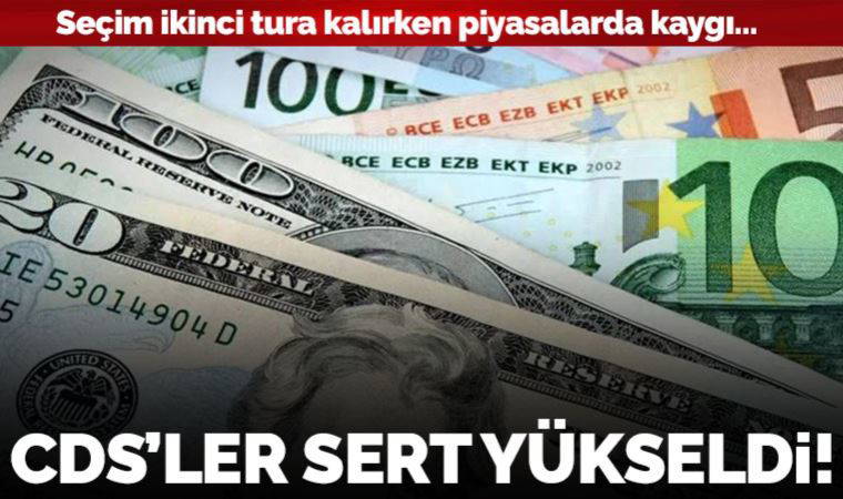Piyasada ‘seçim’ sonuçlarına ilk tepki: Kredi risk primi sert yükseldi! Dolar ve Euro ne kadar oldu? (15 Mayıs 2023)