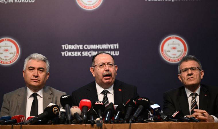 YSK Başkanı Yener'den yeni açıklama!