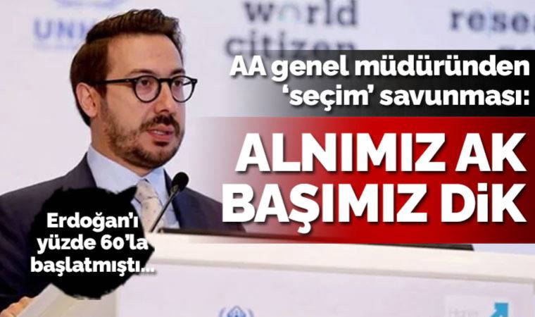 Erdoğan'ı yüzde 60'la başlatan AA Genel Müdürü Serdar Karagöz: Bu seçimlerden alnımız ak başımız dik çıktık