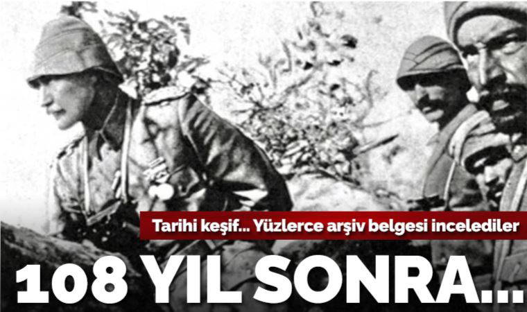 Bin arşiv belgesini incelediler: 108 yıl sonra Çanakkale’de kayıp şehitlik ortaya çıktı