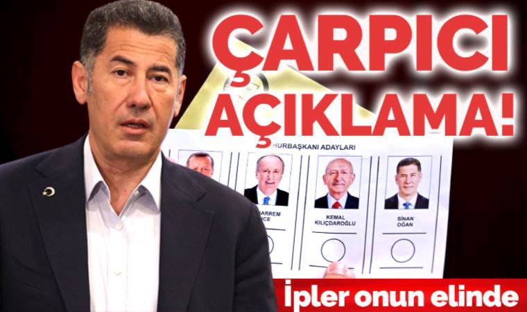 İpler onun elinde! Sinan Oğan CNN International'a konuştu: 'Erdoğan ve Kılıçdaroğlu...'