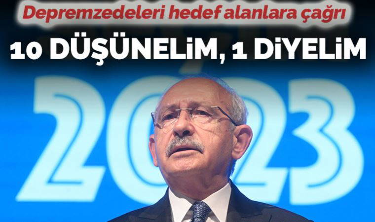Son Dakika: Kılıçdaroğlu'ndan deprem bölgesi paylaşımı