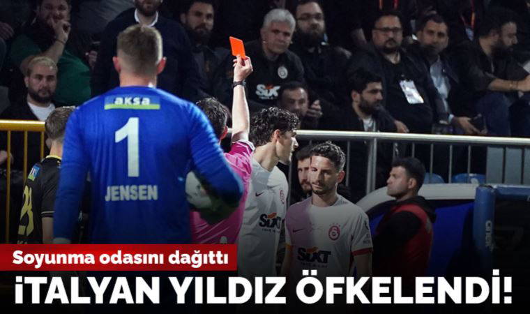 Galatasaraylı Nicolo Zaniolo soyunma odasını dağıttı!