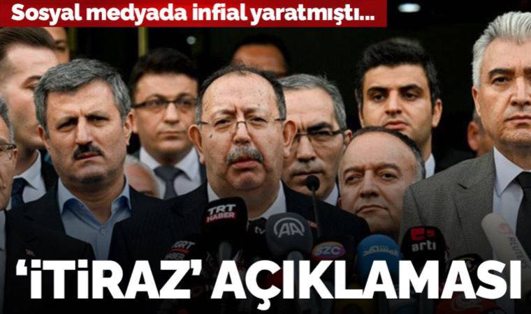 Son Dakika: YSK Başkanı Ahmet Yener'den 'itiraz' açıklaması: 'Gerçeği yansıtmıyor'