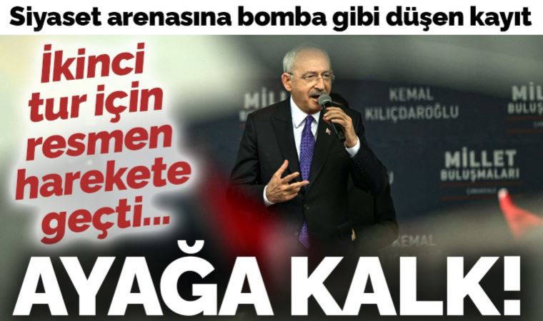 Son dakika... Kılıçdaroğlu ikinci tur için harekete geçti: 'Ayağa kalk!'