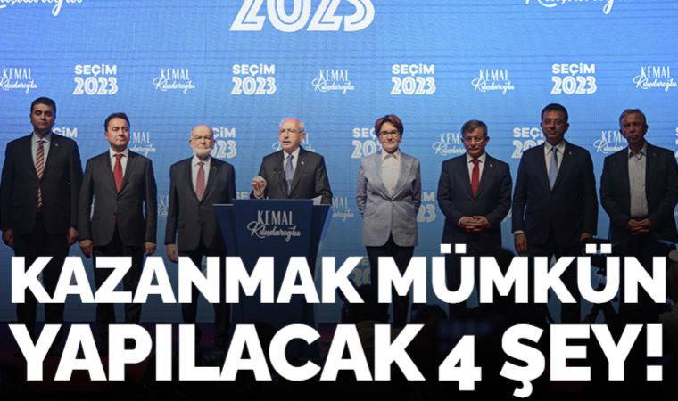 Seçimi kazanmak mümkün