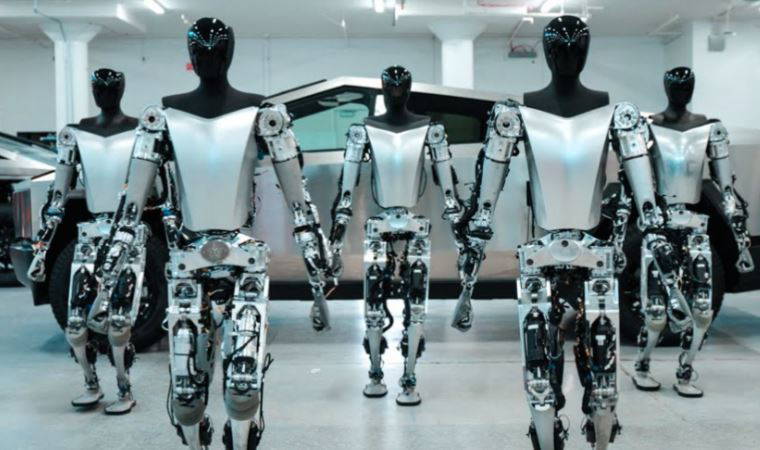 Tesla'nın insansı robotlarının son hali paylaşıldı