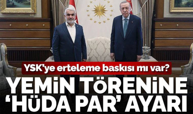 Meclis'teki yemin törenine 'HÜDA PAR' ayarı!