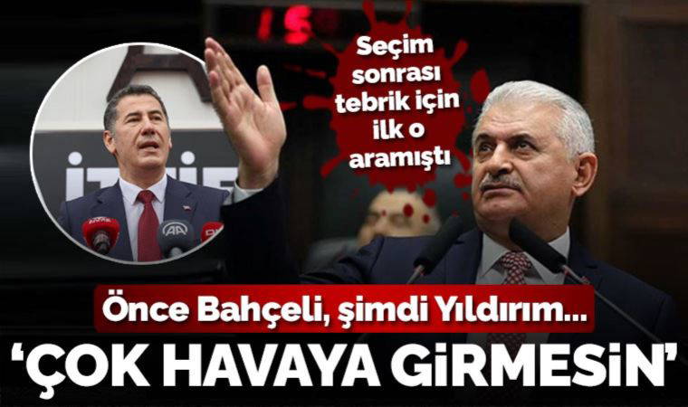 Binali Yıldırım'dan Sinan Oğan'a yönelik çok konuşulacak ifadeler: Çok havaya girmemesi gerekir