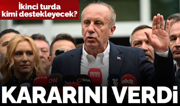 İkinci turda kimi destekleyecek? Muharrem İnce 'susma kararı' aldı