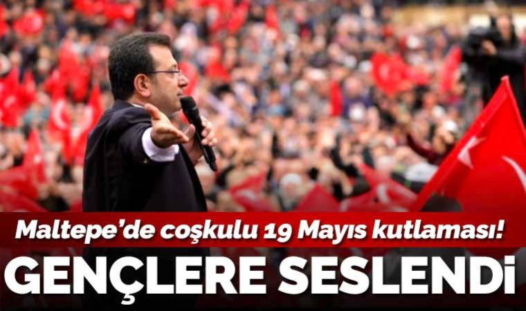 İmamoğlu çağrı yapmıştı: Yurttaşlar Maltepe'de 19 Mayıs'ı kutladı