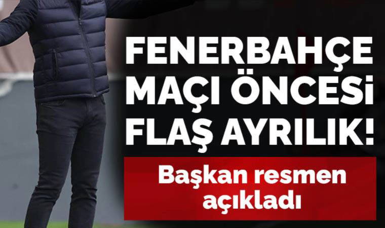 Fenerbahçe maçı öncesi Giresunspor'da ayrılık
