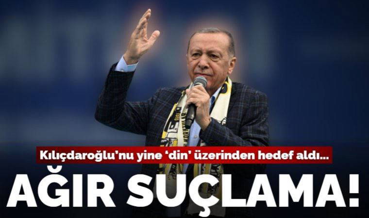 Erdoğan'dan muhalefete ağır suçlama: Onlar Kandil'den biz Allah'tan emir alıyoruz