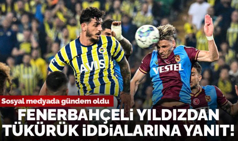 Fenerbahçeli Samet Akaydin, Trezeguet'e tükürük iddialarına yanıt verdi