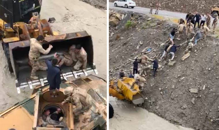 Son dakika... Hakkâri'de askeri araç Zap suyuna uçtu: 9 asker hafif yaralı