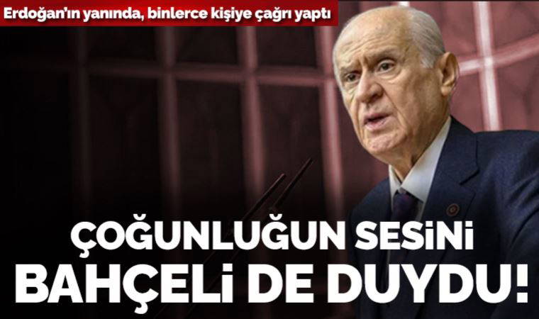 Son Dakika... Bahçeli'den ilginç açıklama: 'Yeni cumhurbaşkanıyla yola devam...'