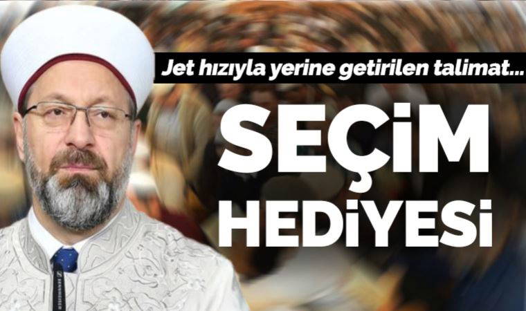 Ali Erbaş'tan Nurculara 'seçim' hediyesi