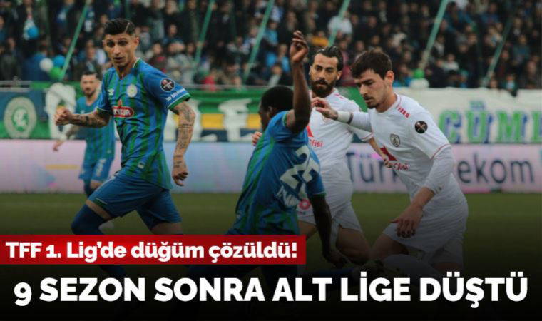 Altınordu, TFF 2. Lig'e düştü!
